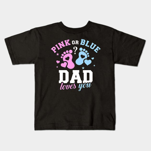 Gender reveal dad Kids T-Shirt by Eduardo